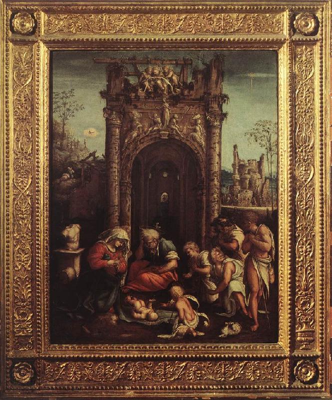 ASPERTINI, Amico Adoration of the Shepherds  fff Norge oil painting art